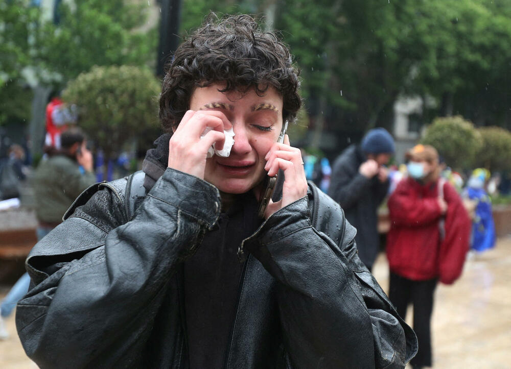 Sa jučerašnjeg protesta u gruzijskoj prijestonici