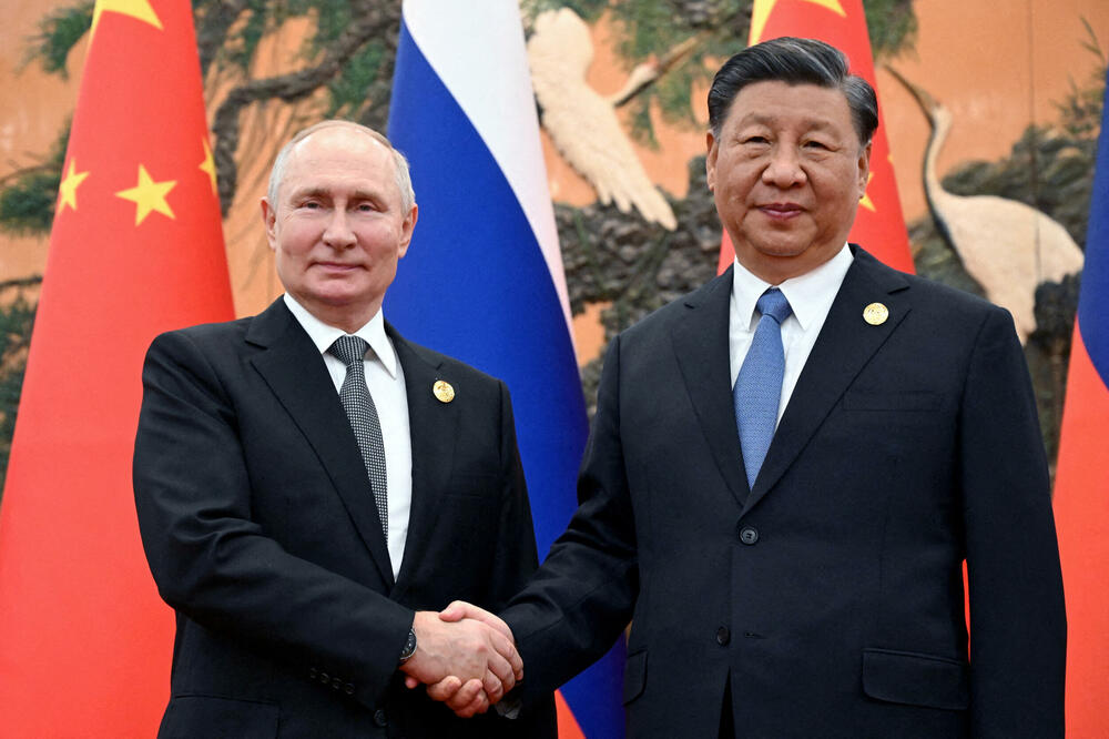 Putin i Si u Pekingu 2023., Foto: Rojters