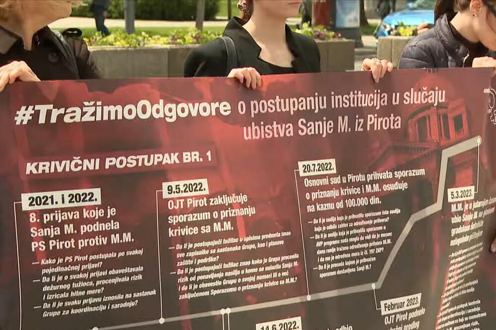 Ulična akcija "Pamtimo ubijene žene", Foto: Screenshot/Youtube