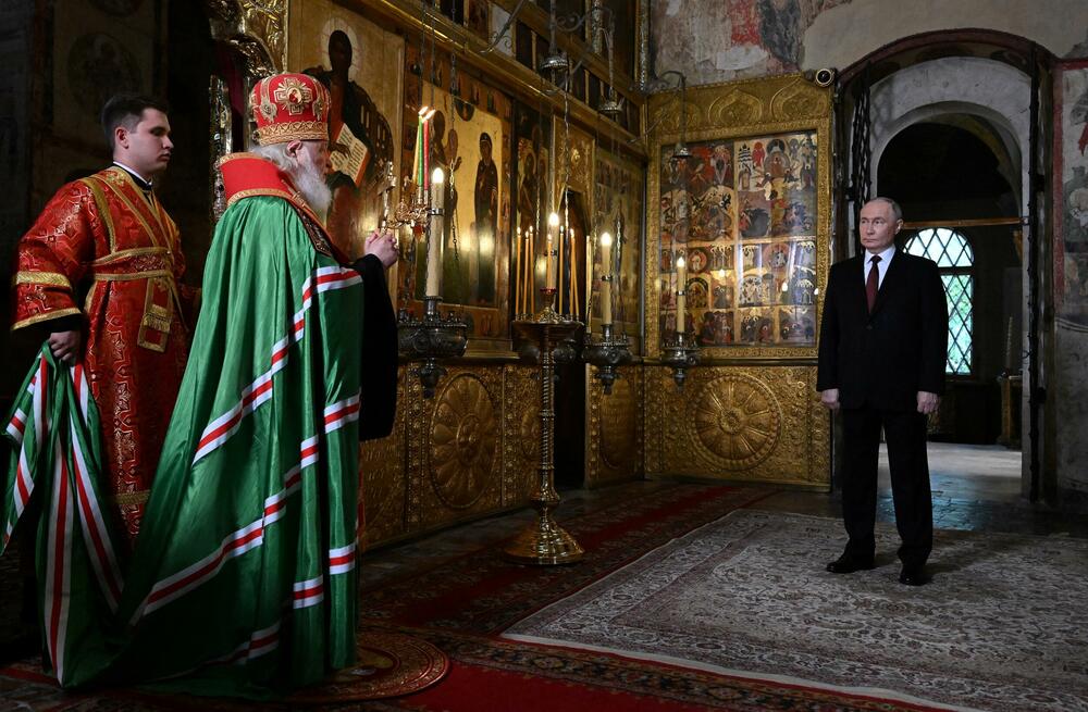 Kiril i Putin nakon inauguracije ruskog predsjednika 7. maja