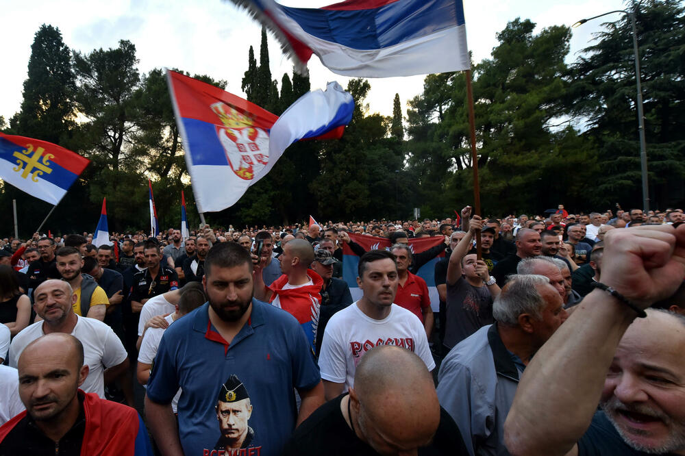 Sa okupljanja, Foto: Boris Pejović