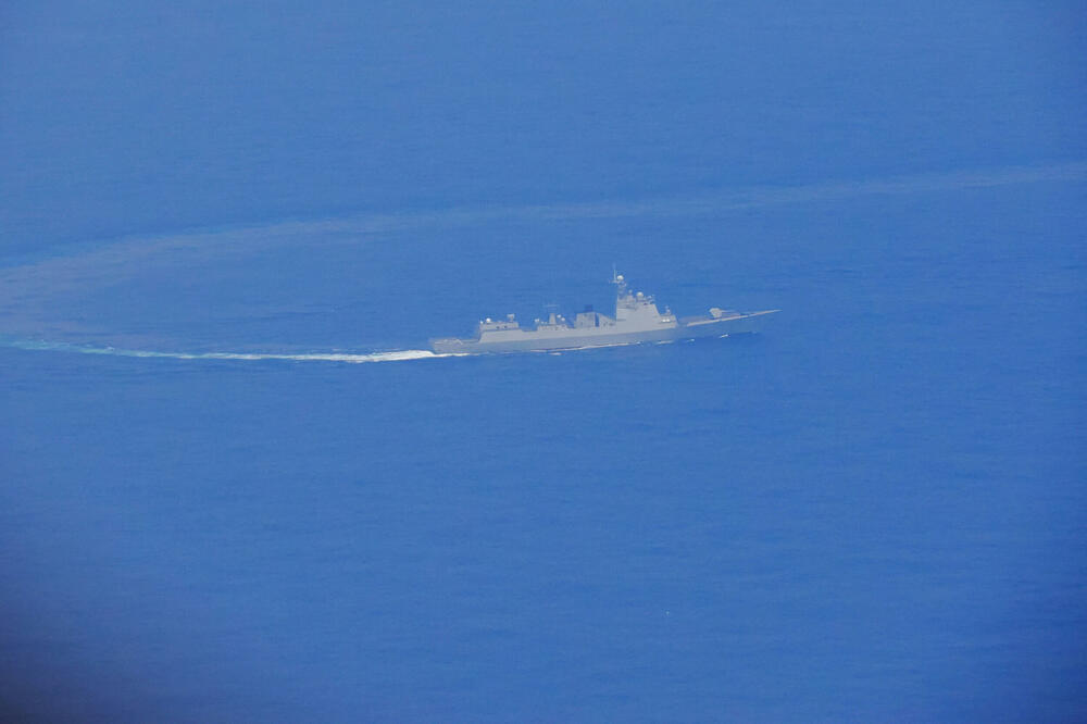 Kineski ratni brod u tajvanskim vodama, Foto: Reuters
