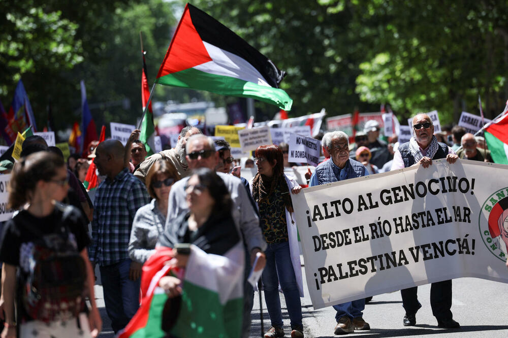 Protest podrške Palestini u Madridu, Foto: REUTERS