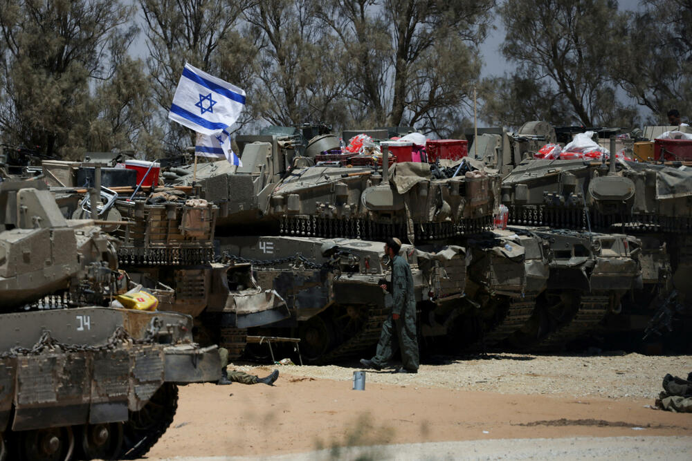 Izraelske snage juče blizu granice sa Gazom