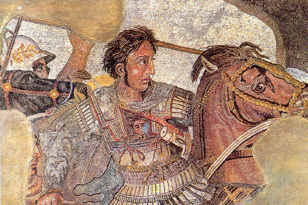 Aleksandar na antičkom mozaiku, Foto: Vhe