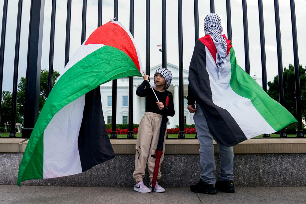 Propalestinski demonstranti ispred Bijele kuće 28. maja