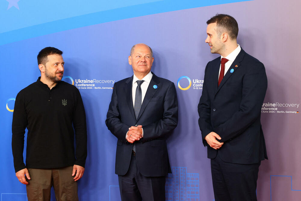 Zelenski, Šolc i Spajić, Foto: Reuters