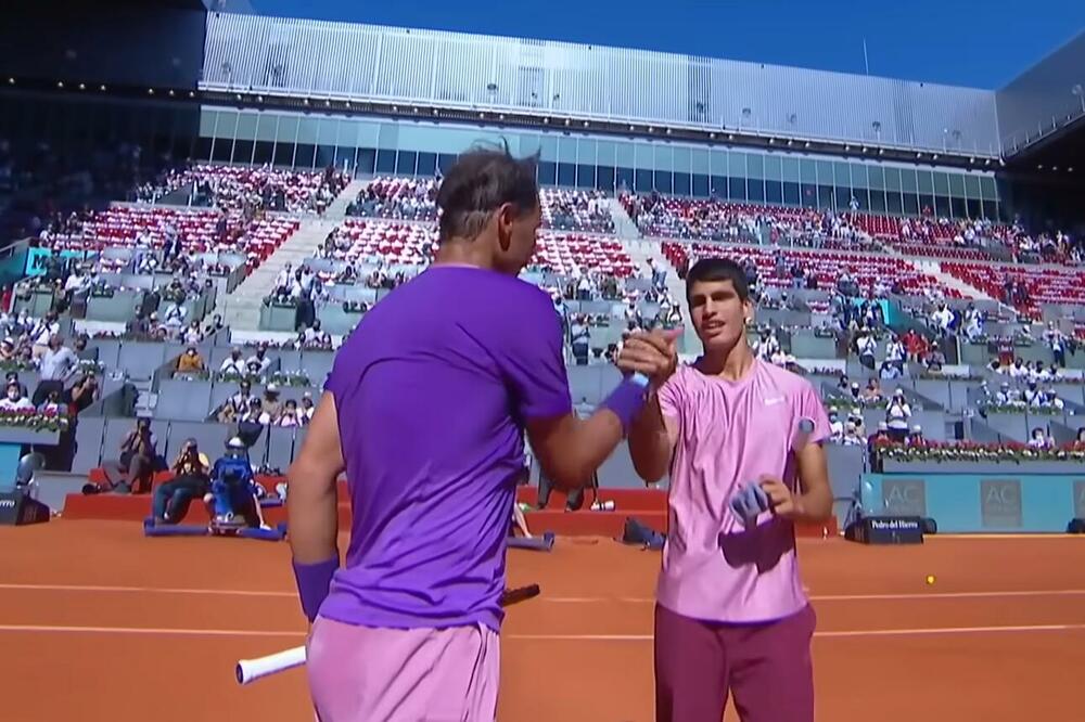 Karlos Alkaras i Rafael Nadal, Foto: Printscreen YouTube