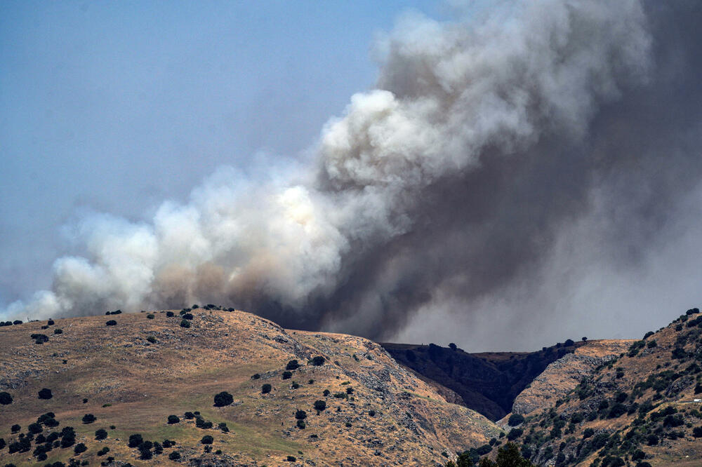 Snimak nakon pograničnih napada iz Libana, Foto: REUTERS