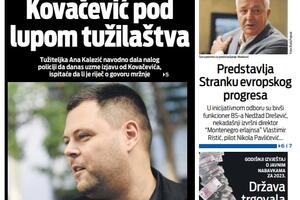 Naslovna strana "Vijesti" za 17. jun 2024.