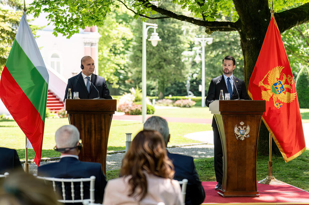 Milatović i Radev, Foto: Kancelarija za odnose s javnošću Predsjednika Crne Gore