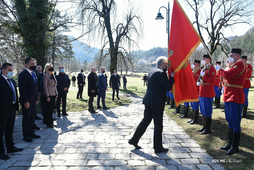 Krivokapić na Cetinju u martu 2021. godine