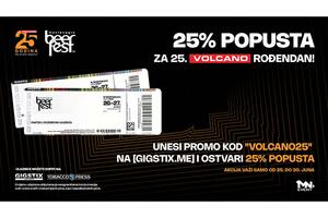 Vezuv Volcano i Montenegro Beer Fest: 25% popusta uz ovaj promo kod