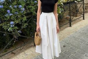 U trendu su bijele maksi suknje: Nose se ovako