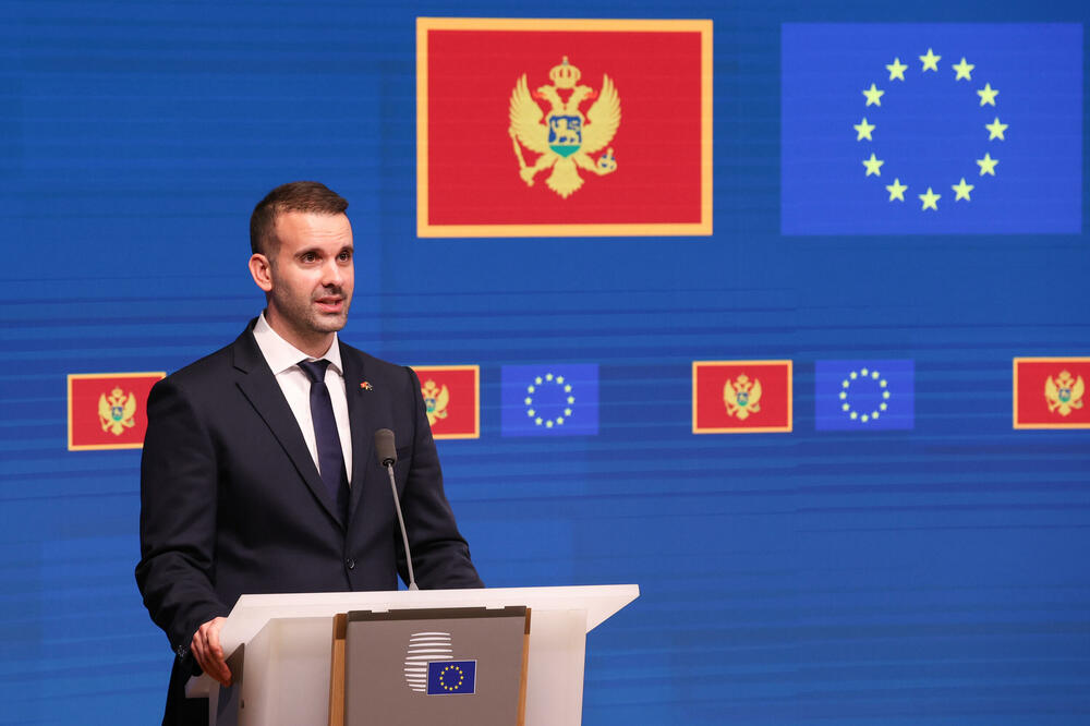 Spajić na konferenciji za medije, Foto: newsroom.consilium.europa.eu