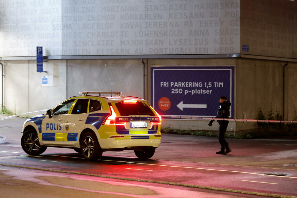 Policija kod parkinga gdje je početkom mjeseca ubijen poznati švedski reper