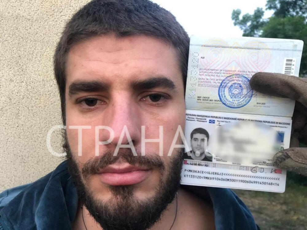 Stefan Đukić nakon hapšenja u Ukrajini
