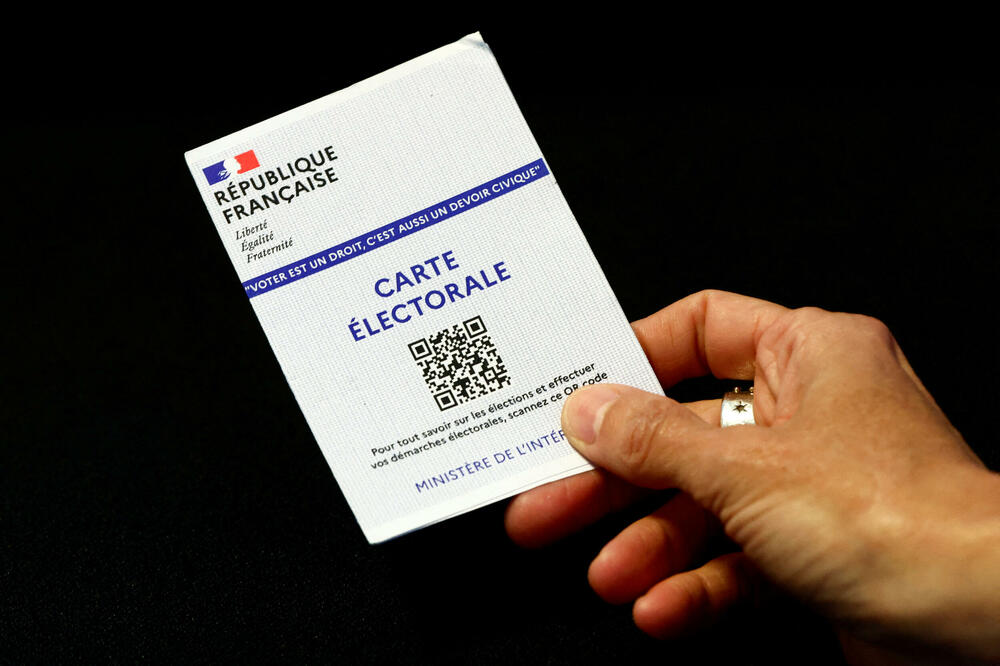 registraciona karta francuskog glasača (Ilustracija), Foto: Reuters