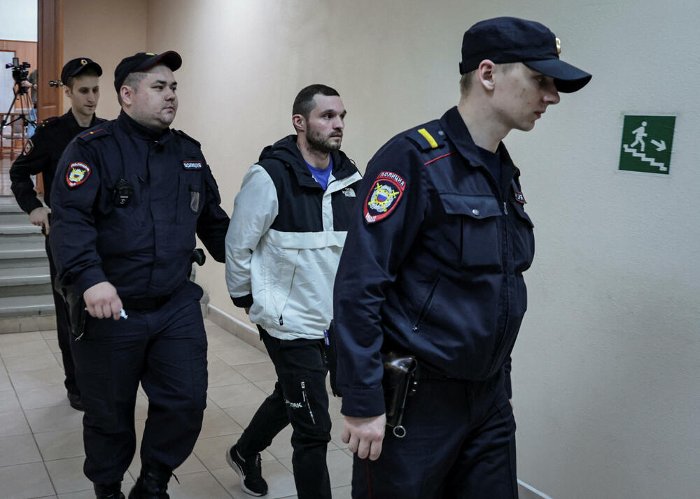 Narednik Gordon Blek na sudu u Vladivostoku 19. juna