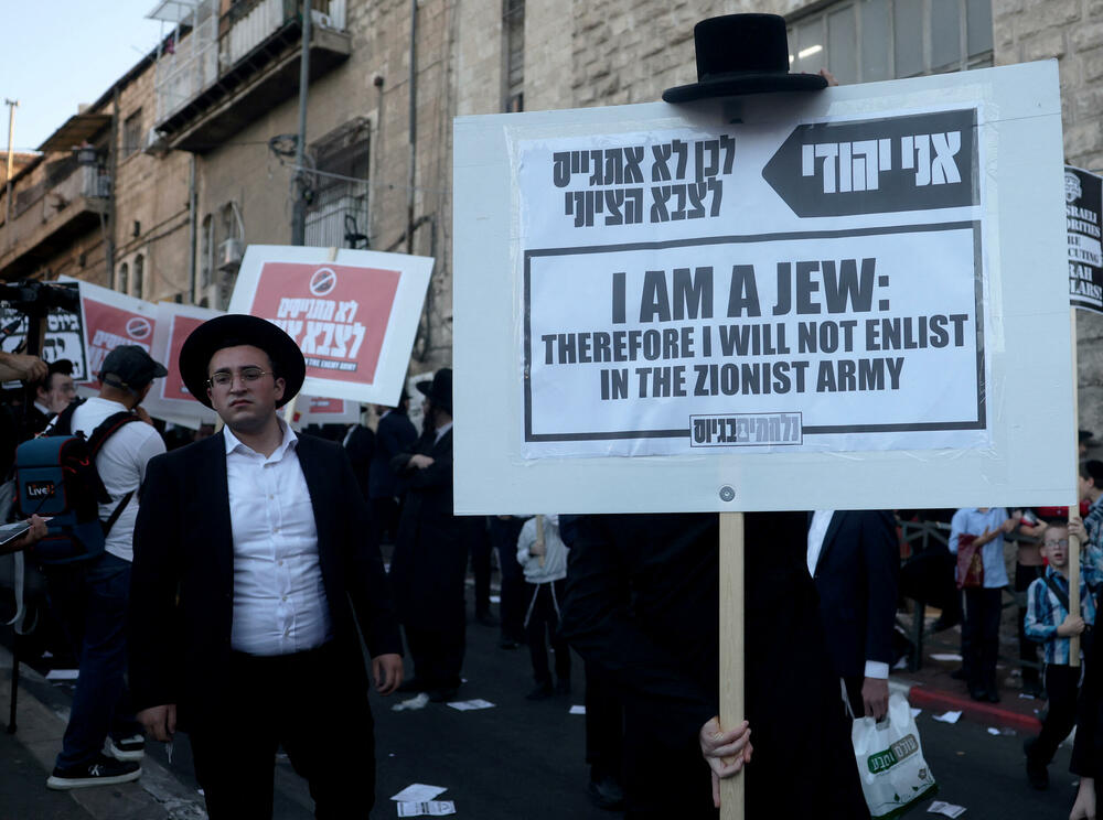 'Jevrejin sam i zato neću u cionističku armiju'