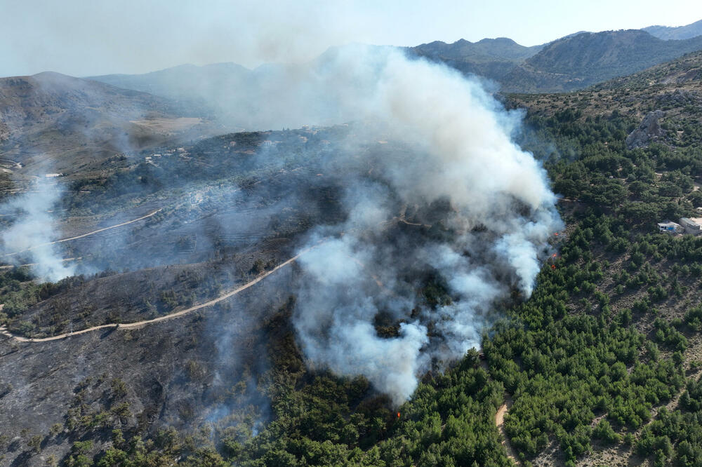 Požar na ostrvu Hios, Foto: REUTERS