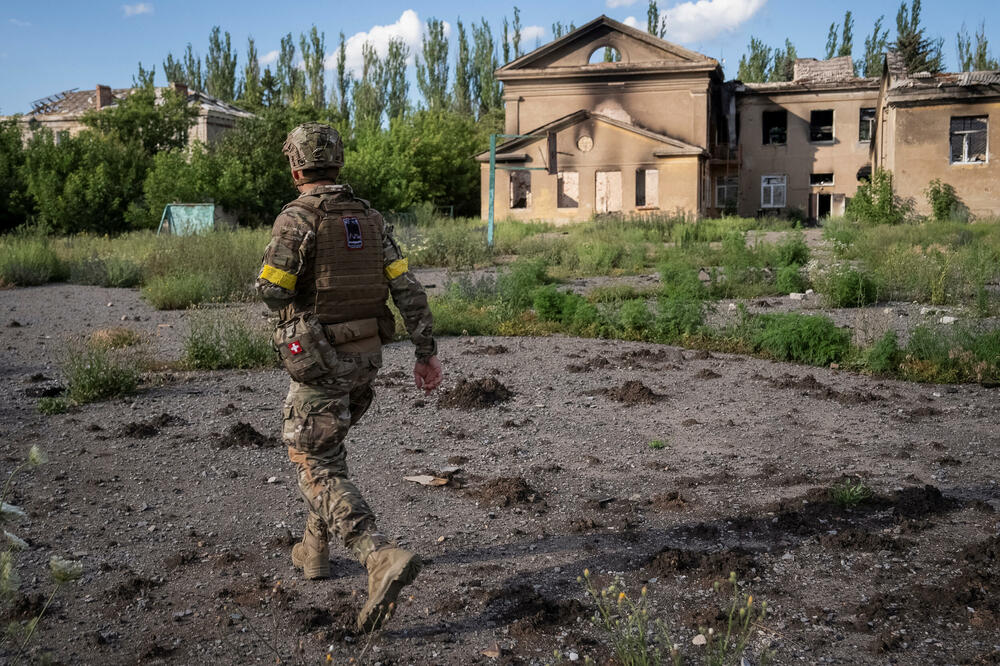 Ukrajinski vojnik u Časov Jaru, Foto: REUTERS
