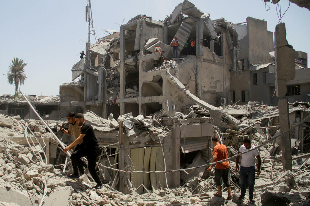 Posljedice izraelskih napada na pijaci Starog grada Gaze, Foto: Reuters