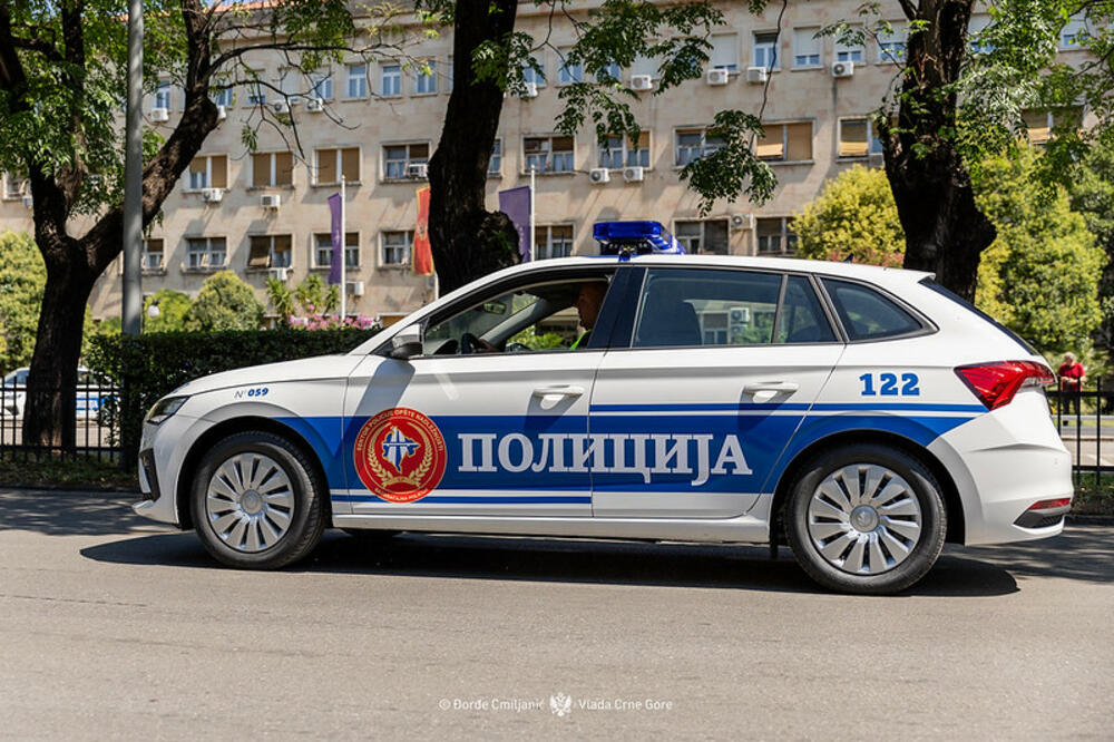 Policijsko vozilo, Foto: Đorđe Cmiljanić/Vlada Crne Gore