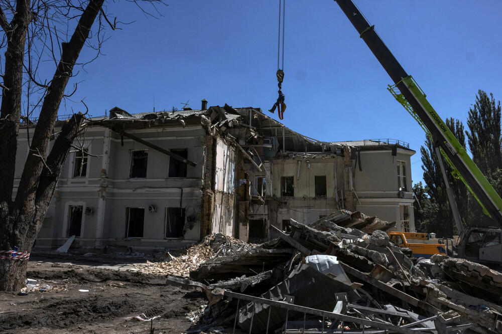 Posljedice bombardovanja Kijeva, Foto: REUTERS