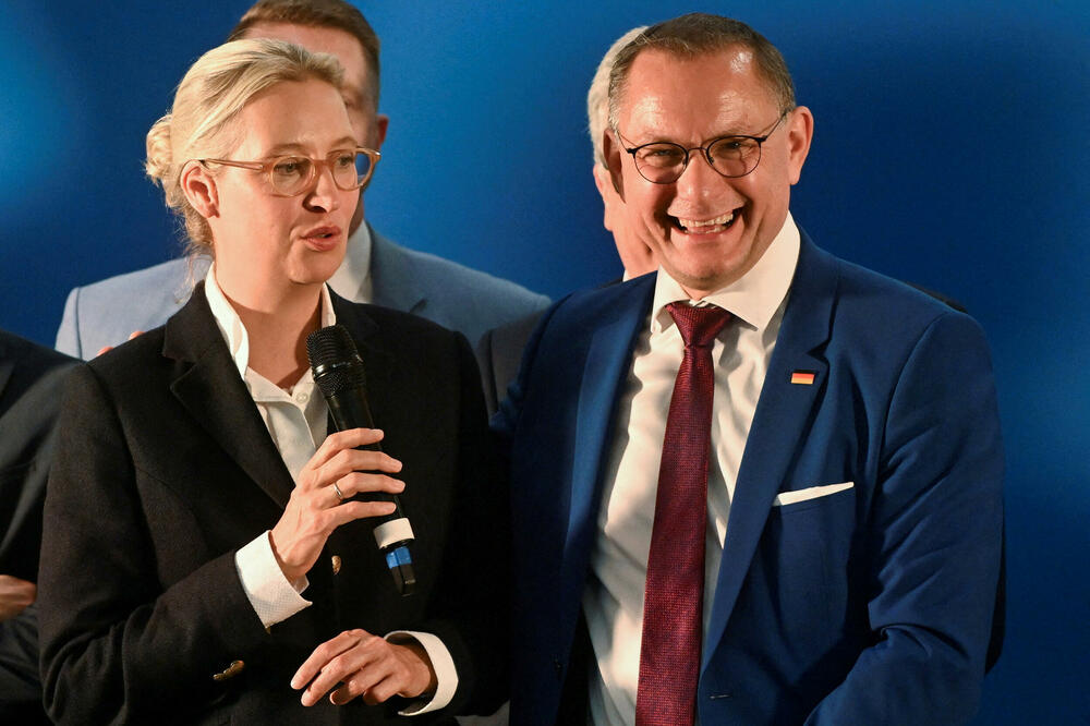 Lideri AFD Alis Vajdel i Tino Čurpala, Foto: Reuters