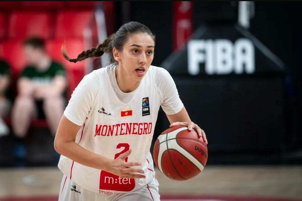 Milena Bigović na današnjoj utakmici, Foto: FIBA