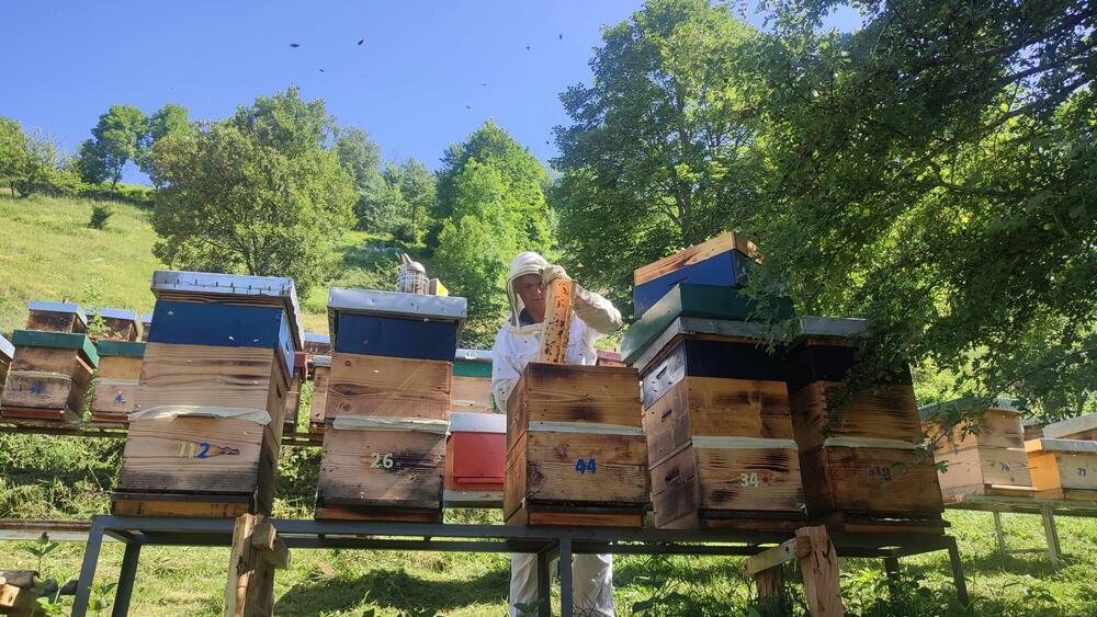 <p>Đorđe Bajagić iz Plužina zna samo za petice, bavi se pčelarstvom, lovom, planinari, igra folklor i drži zdravice</p>