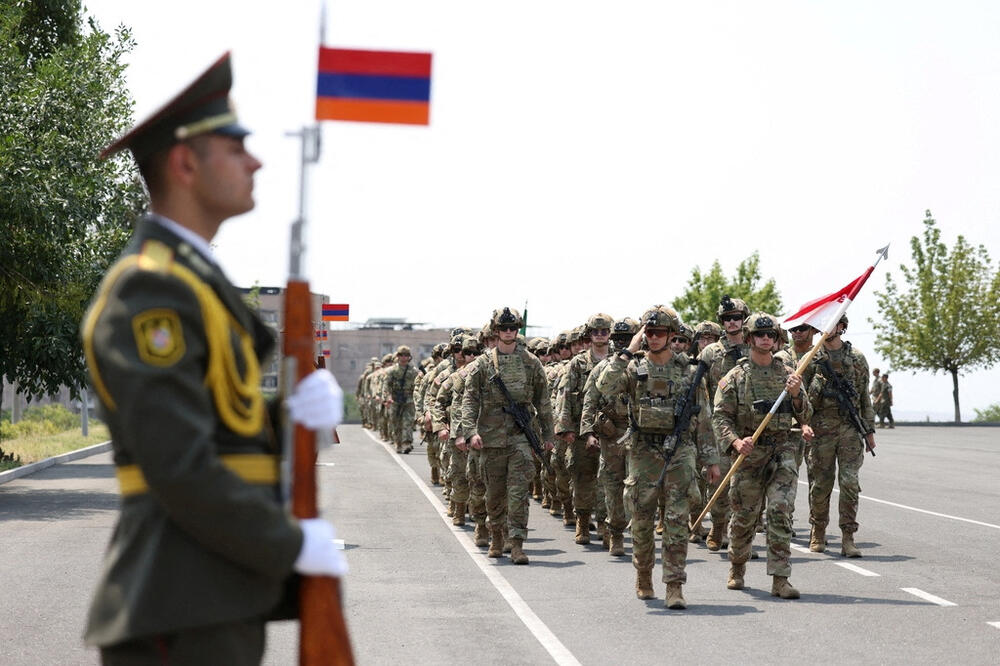 Sa ceremonije otvaranja vježbi, Foto: Reuters