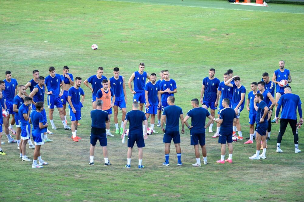 Sa posljednjeg treninga fudbalera Budućnosti pred revanš, Foto: FK Budućnost