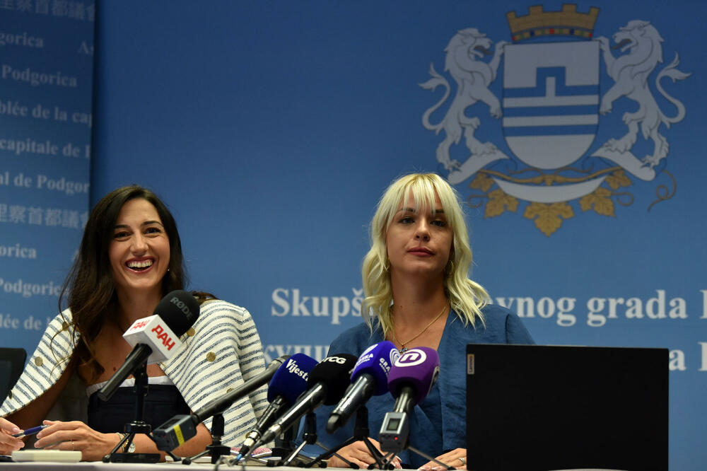 Pejović i Ljiljanić na konferenciji za medije, Foto: Boris Pejović