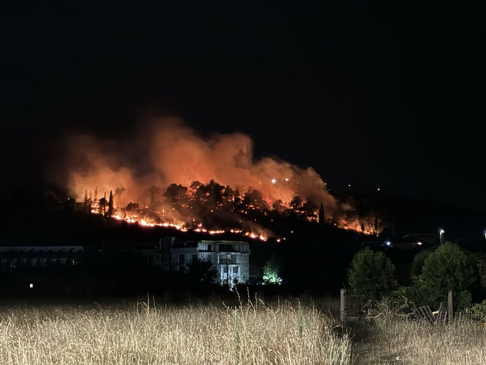 <p>Vatrom je zahvaćena veća površina, kao i dio šume</p>