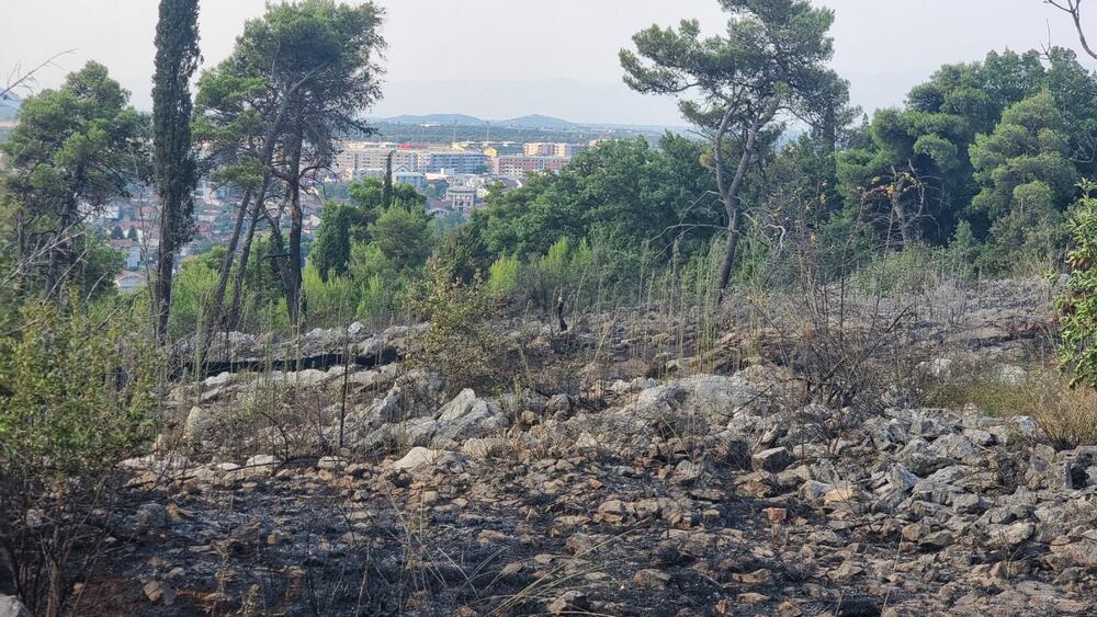 <p>Tokom gašenja požara, koji je najvjerovatnije izazvao vatromet, lakše povrijeđena dva muškarca</p>