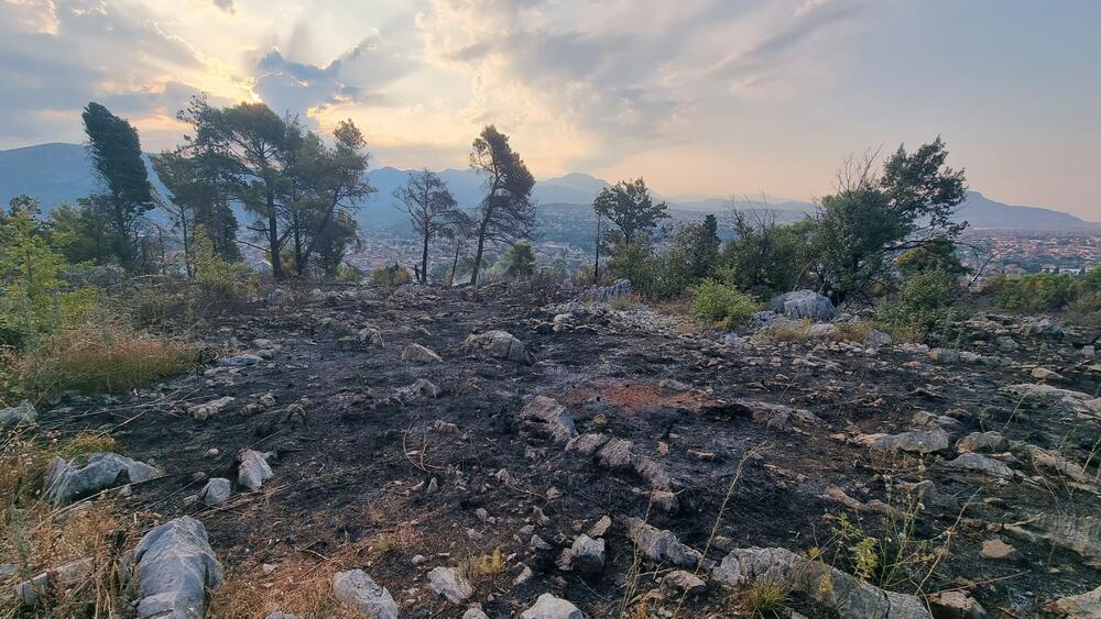 <p>Tokom gašenja požara, koji je najvjerovatnije izazvao vatromet, lakše povrijeđena dva muškarca</p>