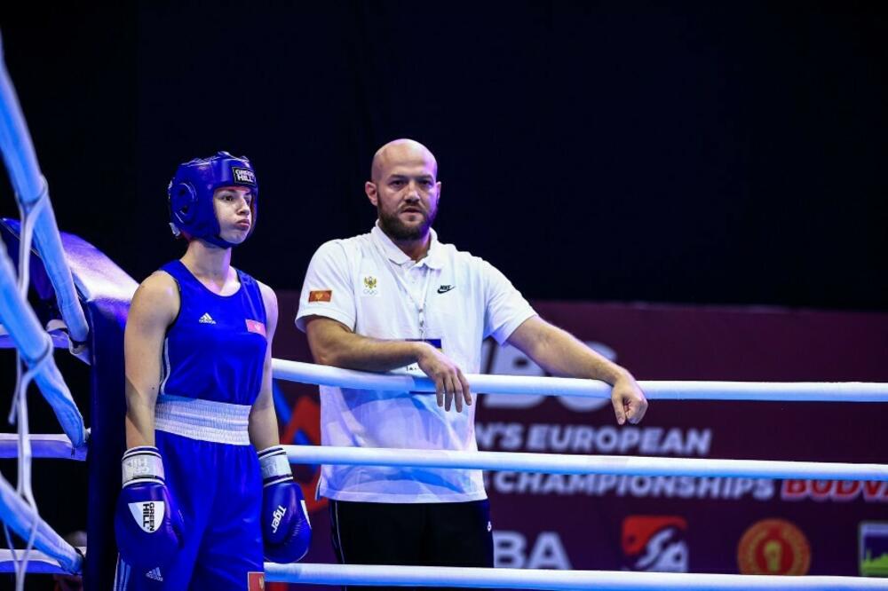 Bojana Gojković i selektor Nikola Ružić, Foto: BSCG