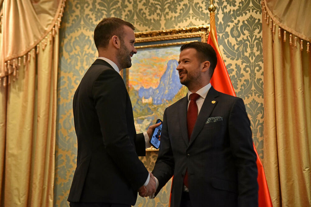 Na prošlim izborima bili na istoj strani: Premijer Spajić i predsjednik Milatović, Foto: BORIS PEJOVIC