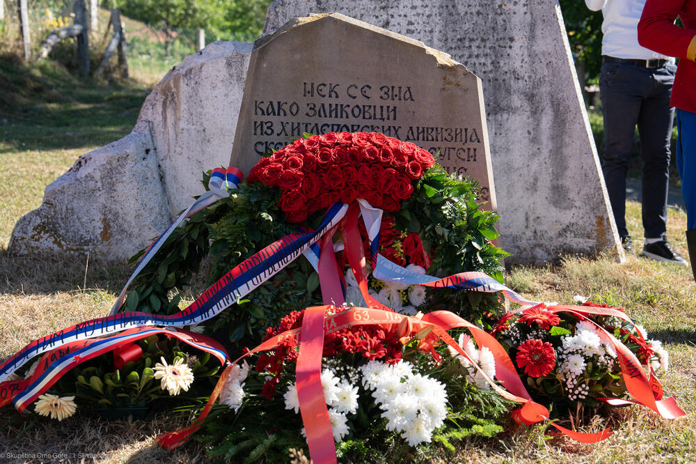 Sa obilježavanje 80. godišnjice genocida u Velici, Foto: Skupština Crne Gore