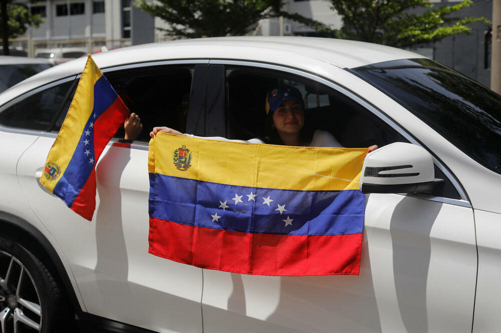 Protest pristalica Gonzalesa, Foto: REUTERS