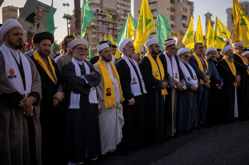 Iran će sigurno odgovoriti na poniženje: Protest osude ubistava Šukra i Hanijea u Libanu, Foto: REUTERS