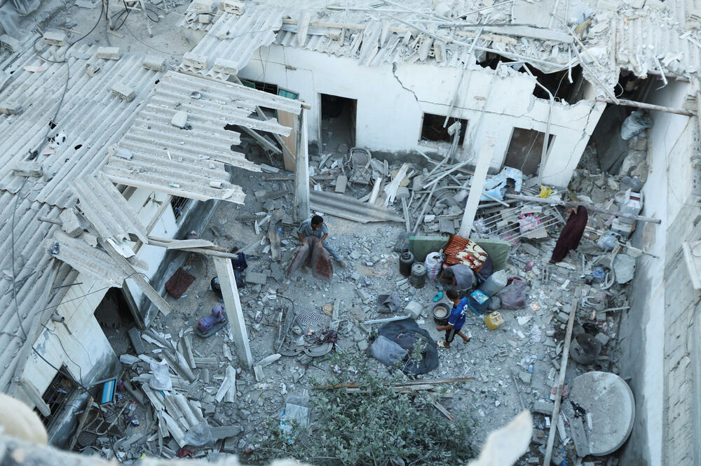 Pogođena kuća na sjeveru Gaze, Foto: Reuters