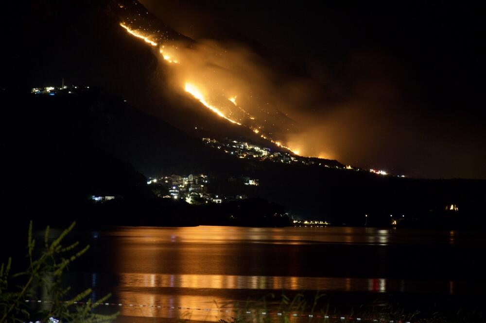 Sinoć na brdu iznad Reževića, Foto: Ivan Čučuk