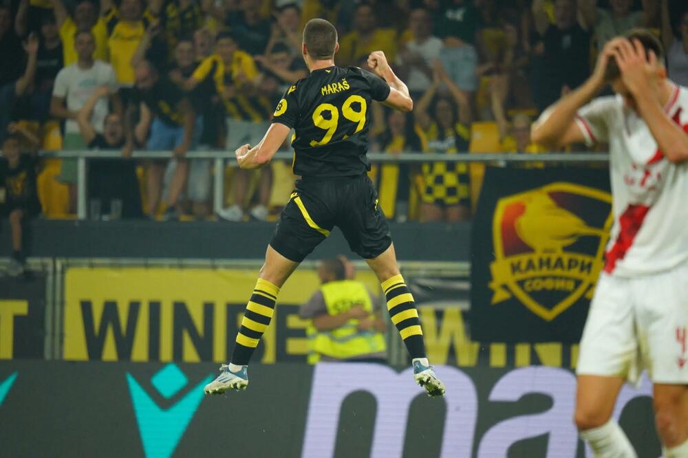 Maraš slavi gol protiv Zrinjskog, Foto: Botev Plovdiv