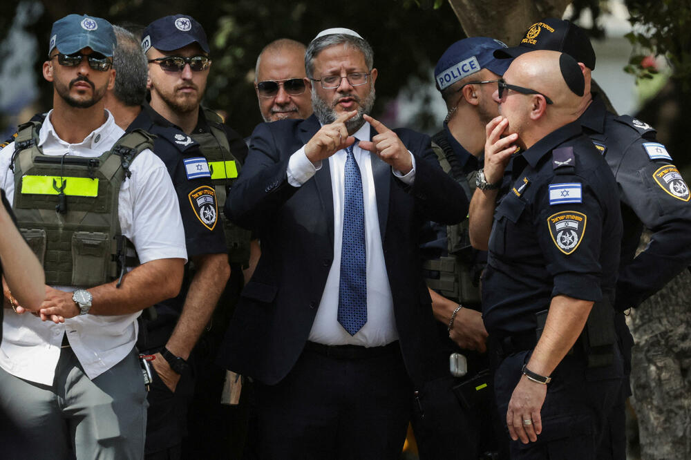 Izraelski ministar nacionalne bezbjednosti Itamar Ben-Gvir, Foto: Reuters