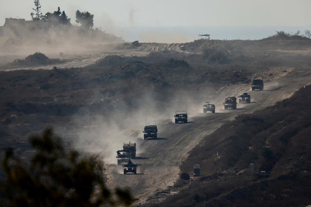 Izraelski vojni konvoj u Gazi, Foto: Reuters