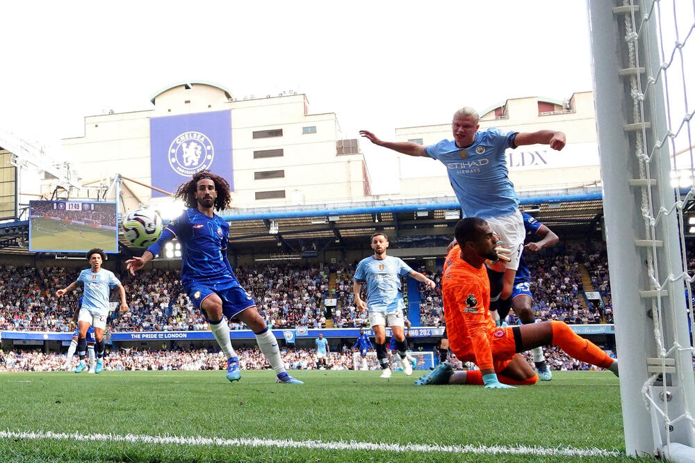 Haland postiže prvi gol u zapadnom Londonu, Foto: Reuters