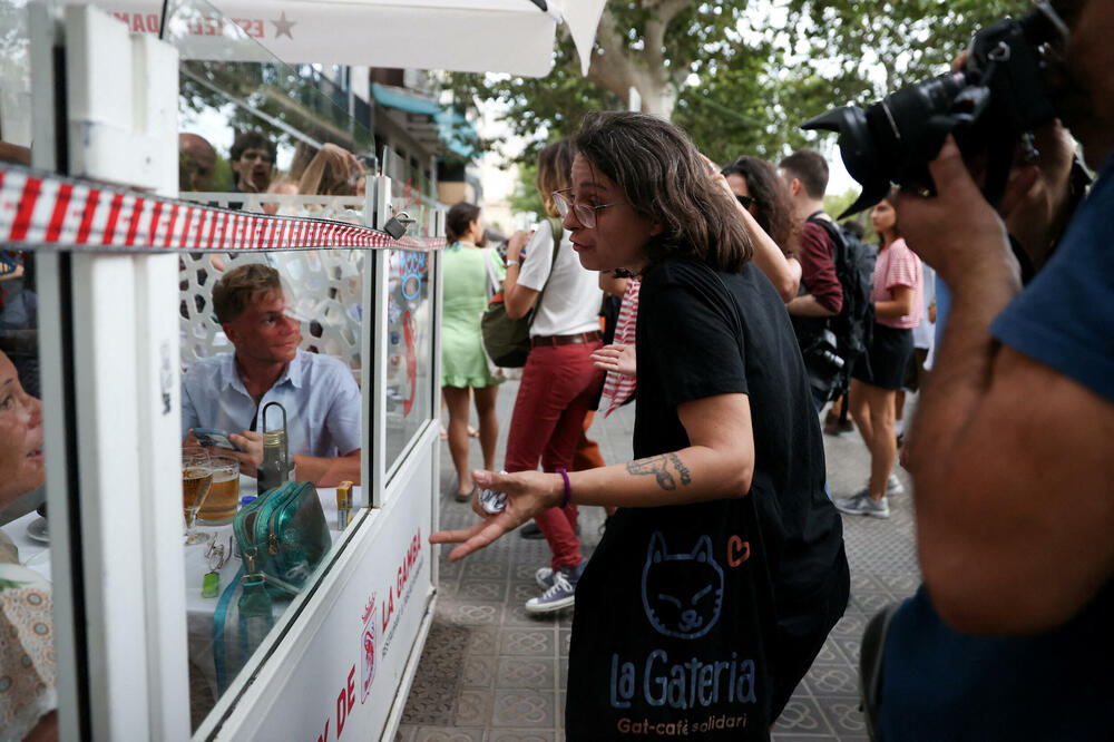 Protesti protiv masovnog turizma u Barseloni, Foto: Rojters